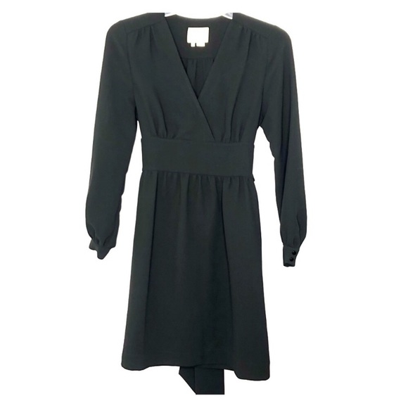 🆕﻿Kate Spade Tie Waist Dress, NWT✨Size 14, black - Picture 5 of 14